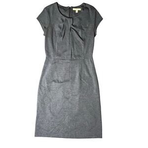 Banana Republic Factory Gray Sleeveless Jersey Knit Midi Dress Size 2